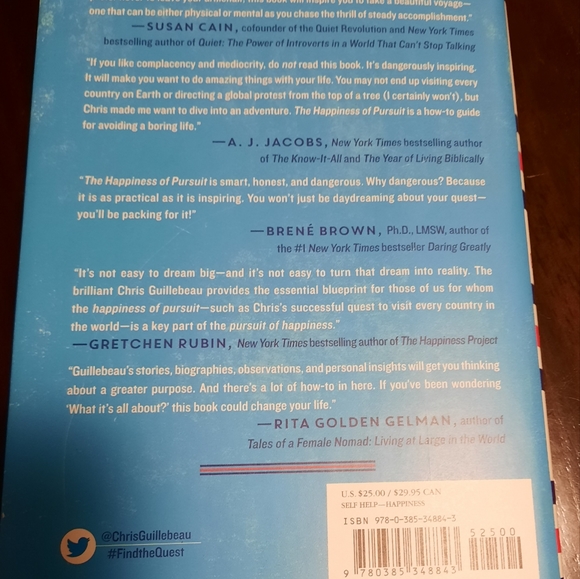 Hardcover Book- The Happiness of Pursuit - Picture 2 of 6